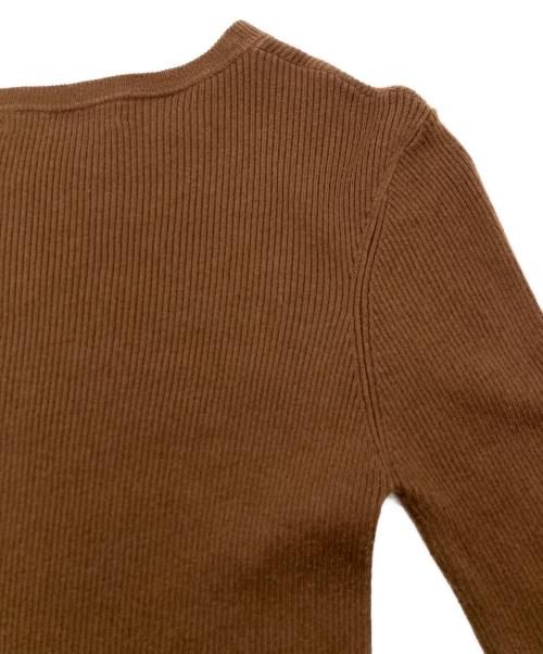 CABAN（キャバン）CABaN (キャバン) カシミヤ混ニット ブラウン サイズ:FREEの古着・服飾アイテム
