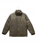 NANGAナンガ）の古着「オーロラ スタンドカラー ダウンジャケット」｜カーキ
