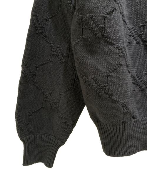 HAENGNAE（ヘンネ）HAENGNAE (ヘンネ) KISHIMEN OVERSIZED SWEATER ブラック サイズ:Fの古着・服飾アイテム