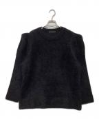 AMOMMAアモマ）の古着「WOOL PUFF SHOULDER KNIT」｜ブラック