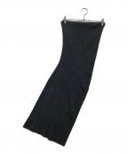 MYLANマイラン）の古着「Wool Cashmere Knit 2 way Dress」｜チャコールグレー
