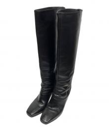 JIMMY CHOO（ジミーチュウ）の古着「MAHESA 85 ロングブーツ」｜ブラック