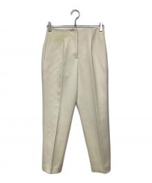 CYCLAS（シクラス）の古着「センタープレスパンツ1-04-01-2176」｜アイボリー