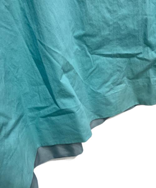 BLAMINK（ブラミンク）BLAMINK (ブラミンク) バンドカラーシャツワンピース グリーン サイズ:38の古着・服飾アイテム