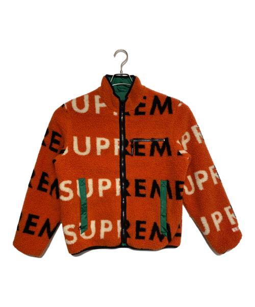 SUPREME（シュプリーム）SUPREME (シュプリーム) Reversible Logo Fleece Jacket オレンジ サイズ:Sの古着・服飾アイテム