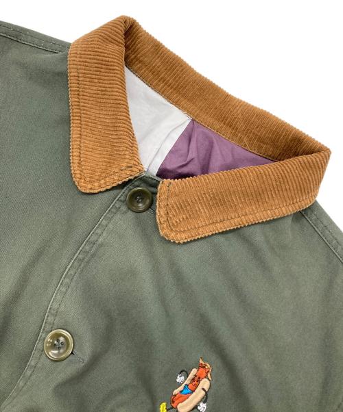 Alexander Lee Chang（アレキサンダーリーチャン）Alexander Lee Chang (アレキサンダーリーチャン) LONG COVERALL オリーブ サイズ:2の古着・服飾アイテム