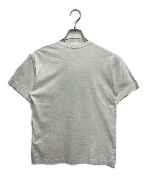 PLAY COMME des GARCONS（プレイコムデギャルソン）PLAY COMME des GARCONS (プレイコムデギャルソン) ハートプリントラインストーンTシャツ ホワイト サイズ:Mの古着・服飾アイテム