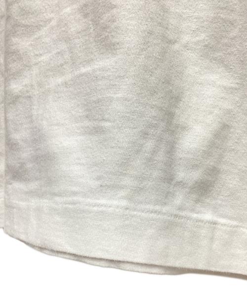 PLAY COMME des GARCONS（プレイコムデギャルソン）PLAY COMME des GARCONS (プレイコムデギャルソン) ハートプリントラインストーンTシャツ ホワイト サイズ:Mの古着・服飾アイテム