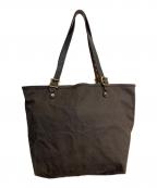 vascoヴァスコ）の古着「キャンバスレザートートバッグ」｜ブラウン