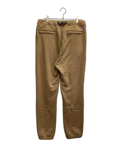 LANVIN en Bleu（ランバンオンブルー）LANVIN en Bleu (ランバンオンブルー) マルグリットエンブロイダリースウェットパンツ ベージュ サイズ:XLの古着・服飾アイテム