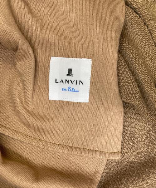 LANVIN en Bleu（ランバンオンブルー）LANVIN en Bleu (ランバンオンブルー) マルグリットエンブロイダリースウェットパンツ ベージュ サイズ:XLの古着・服飾アイテム