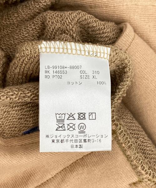 LANVIN en Bleu（ランバンオンブルー）LANVIN en Bleu (ランバンオンブルー) マルグリットエンブロイダリースウェットパンツ ベージュ サイズ:XLの古着・服飾アイテム