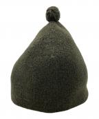NIGEL CABOURNナイジェルケーボン）の古着「ポンポン ビーニー」｜オリーブ