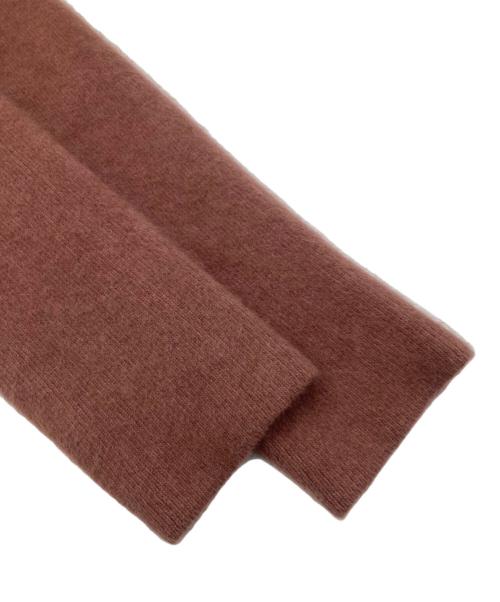 anuans（アニュアンス）anuans (アニュアンス) ラクーンブレンドノーカラーニットジャケット ピンク サイズ:Freeの古着・服飾アイテム