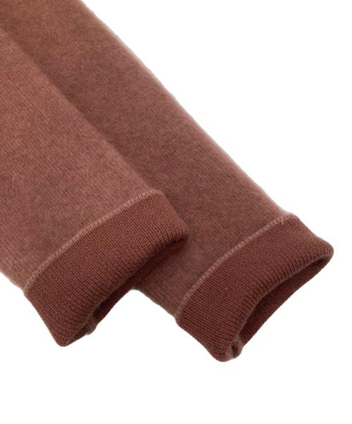 anuans（アニュアンス）anuans (アニュアンス) ラクーンブレンドノーカラーニットジャケット ピンク サイズ:Freeの古着・服飾アイテム