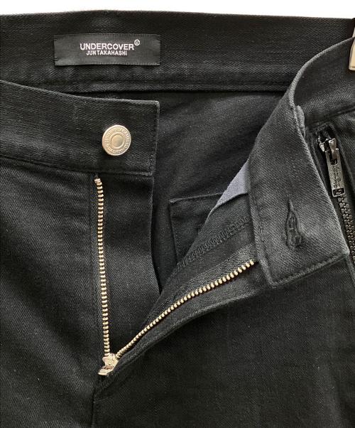 UNDERCOVER（アンダーカバー）UNDERCOVER (アンダーカバー) ジップデザインデニムパンツ ブラック サイズ:1の古着・服飾アイテム