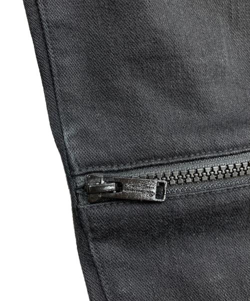 UNDERCOVER（アンダーカバー）UNDERCOVER (アンダーカバー) ジップデザインデニムパンツ ブラック サイズ:1の古着・服飾アイテム