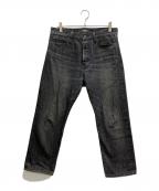 UNDERCOVERアンダーカバー）の古着「TAPERED WASHED DENIM」｜ブラック