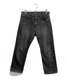 UNDERCOVER（アンダーカバー）の古着「TAPERED WASHED DENIM」｜ブラック