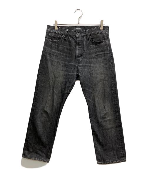 UNDERCOVER（アンダーカバー）UNDERCOVER (アンダーカバー) TAPERED WASHED DENIM ブラック サイズ:1の古着・服飾アイテム