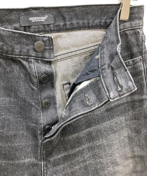 UNDERCOVER（アンダーカバー）UNDERCOVER (アンダーカバー) TAPERED WASHED DENIM ブラック サイズ:1の古着・服飾アイテム