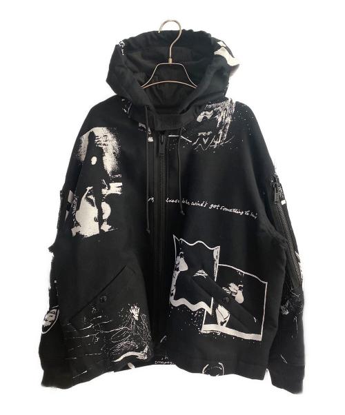 UNDERCOVER（アンダーカバー）UNDERCOVER (アンダーカバー) JQフーデッドアーミーブルゾン ブラック サイズ:2の古着・服飾アイテム