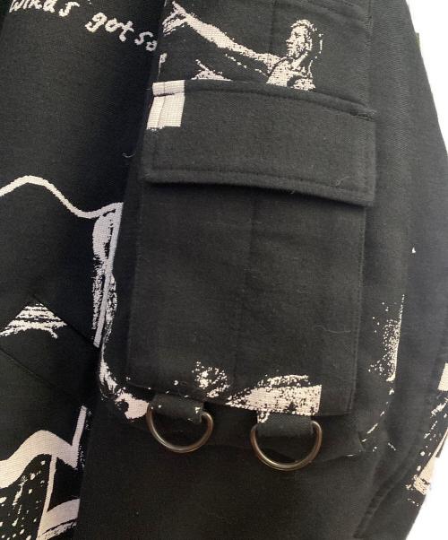 UNDERCOVER（アンダーカバー）UNDERCOVER (アンダーカバー) JQフーデッドアーミーブルゾン ブラック サイズ:2の古着・服飾アイテム
