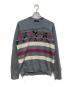 UNDERCOVER（アンダーカバー）の古着「ROSEWIRE CREW KNIT　21SS」｜グレー×ピンク