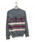UNDERCOVER (アンダーカバー) ROSEWIRE CREW KNIT　21SS グレー×ピンク サイズ:2：12000円