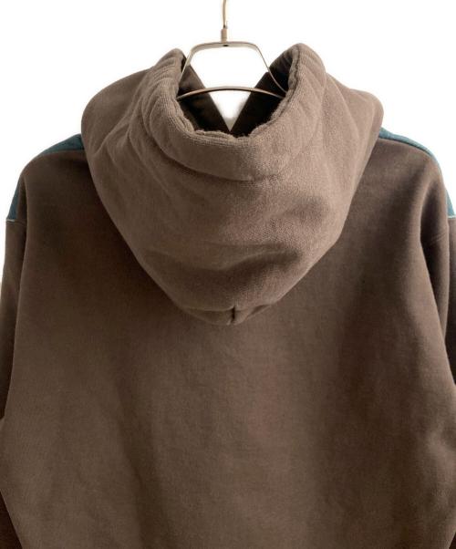 UNDERCOVER（アンダーカバー）UNDERCOVER (アンダーカバー) Markus Akesson (マーカス アーケッソン)) The Mask / 度詰キモウウラケHoodie ブラウン×ブルー サイズ:3の古着・服飾アイテム