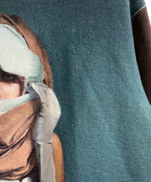 UNDERCOVER（アンダーカバー）UNDERCOVER (アンダーカバー) Markus Akesson (マーカス アーケッソン)) The Mask / 度詰キモウウラケHoodie ブラウン×ブルー サイズ:3の古着・服飾アイテム