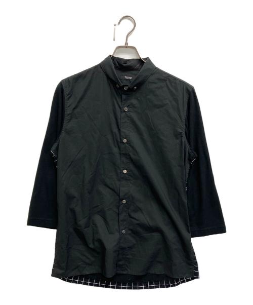 UNDERCOVERISM（アンダーカバーイズム）UNDERCOVERISM (アンダーカバーイズム) スパイダーチェックシャツ ブラック×ホワイト サイズ:SIZE 2の古着・服飾アイテム