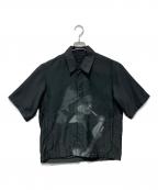 UNDERCOVERアンダーカバー）の古着「Cindy Sherman Smoking Shell Shirt」｜ブラック