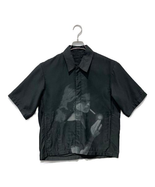 UNDERCOVER（アンダーカバー）UNDERCOVER (アンダーカバー) Cindy Sherman Smoking Shell Shirt ブラック サイズ:2の古着・服飾アイテム