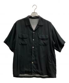 UNDERCOVER（アンダーカバー）の古着「Cindy Sherman オープンカラーシャツ」｜ブラック