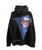 UNDERCOVER×VALENTINOアンダーカバー×ヴァレンティノ）の古着「グラフィックフーディ」｜ブラック
