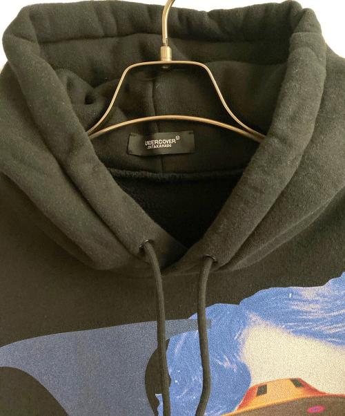 UNDERCOVER（アンダーカバー）UNDERCOVER (アンダーカバー) VALENTINO (ヴァレンティノ) グラフィックフーディ ブラック サイズ:2の古着・服飾アイテム