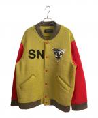 UNDERCOVERアンダーカバー）の古着「メッシュBIGブルゾン」｜イエロー×レッド