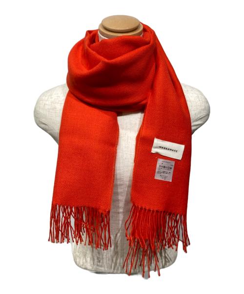 MARKAWARE（マーカウェア）MARKAWARE (マーカウェア) ALPACA SCALF レッドの古着・服飾アイテム