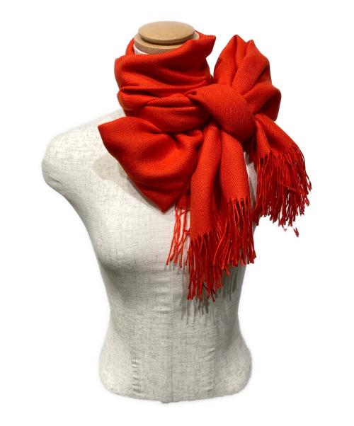 MARKAWARE（マーカウェア）MARKAWARE (マーカウェア) ALPACA SCALF レッドの古着・服飾アイテム