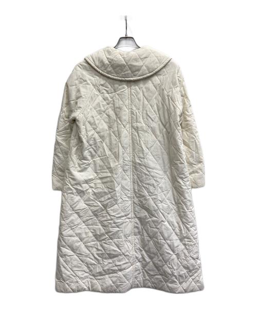 SLOBE IENA（スローブ イエナ）SLOBE IENA (スローブ イエナ) ナイロンタスランキルティングロングコート アイボリー サイズ:FREEの古着・服飾アイテム