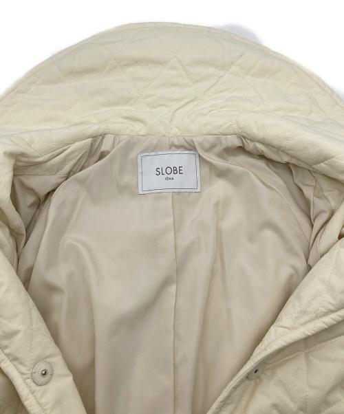 SLOBE IENA（スローブ イエナ）SLOBE IENA (スローブ イエナ) ナイロンタスランキルティングロングコート アイボリー サイズ:FREEの古着・服飾アイテム