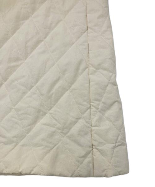 SLOBE IENA（スローブ イエナ）SLOBE IENA (スローブ イエナ) ナイロンタスランキルティングロングコート アイボリー サイズ:FREEの古着・服飾アイテム