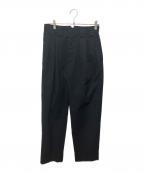 steinシュタイン）の古着「DOUBLE WIDE TROUSERS」｜ブラック