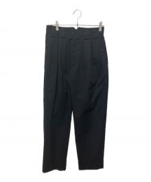 stein（シュタイン）の古着「DOUBLE WIDE TROUSERS」｜ブラック