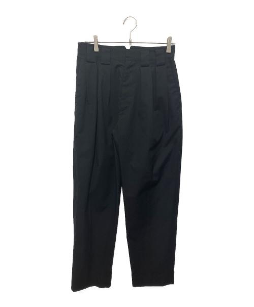 stein（シュタイン）stein (シュタイン) DOUBLE WIDE TROUSERS ブラック サイズ:Sの古着・服飾アイテム