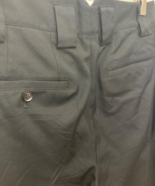 stein（シュタイン）stein (シュタイン) DOUBLE WIDE TROUSERS ブラック サイズ:Sの古着・服飾アイテム