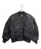 waiperワイパー）の古着「MA-1ジャケット」｜ブラック