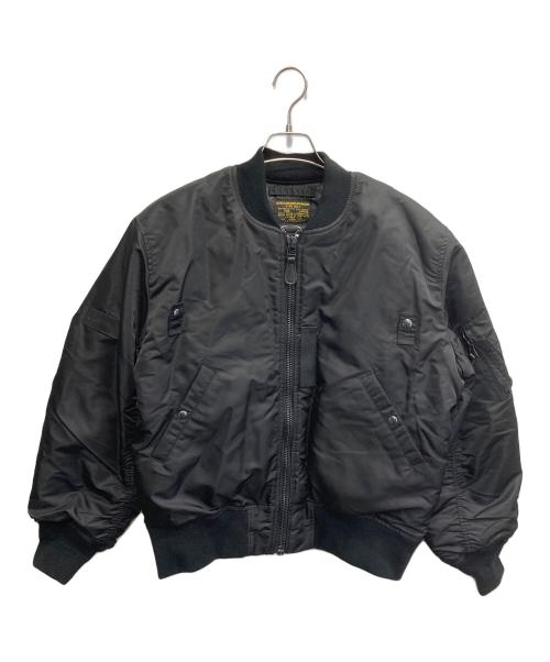 waiper（ワイパー）waiper (ワイパー) MA-1ジャケット ブラック サイズ:Lの古着・服飾アイテム