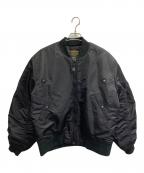 waiperワイパー）の古着「MA-1ジャケット」｜ブラック